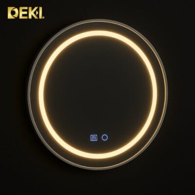 Gương Tròn Led Vành Nhôm