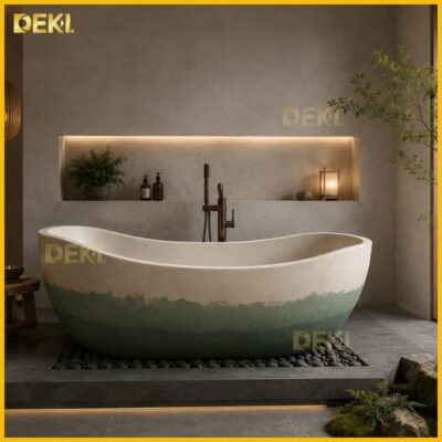 Bồn Tắm Bê Tông Mài BTX006