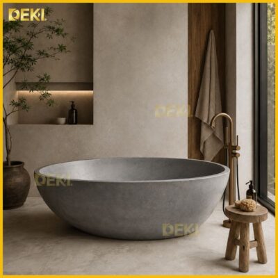 Bồn Tắm Bê Tông Mài BTX010